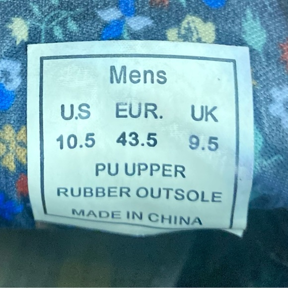 Ben Sherman Nu Casual Chukka Boots Size 10.5 Blue Mens - Picture 12 of 13